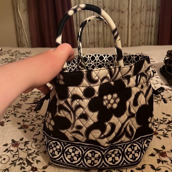 Vera Bradley black and white bag - Picture 4 of 5